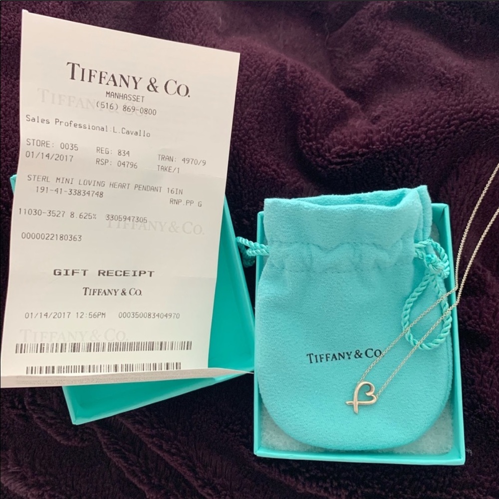 Tiffany Picasso Loving Heart Pendant